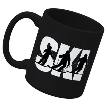 Ski White Coffee Mug